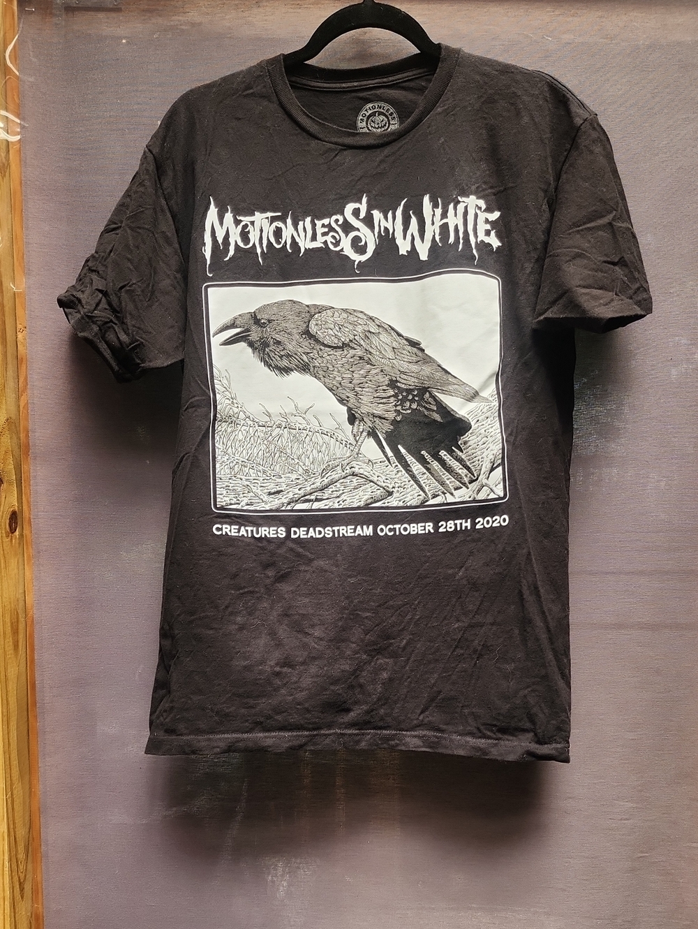 Like New Motionless In White Creatures Deadstream Raven Shirt